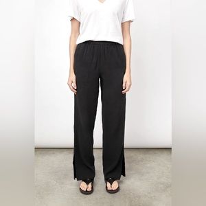 RAILS NWOT Leon Pant BLACK - SMALL - Straight Leg GAUZE COTTON - NEVER WORN